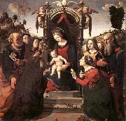 Mystical Marriage of St Catherine of Alexandria, Piero di Cosimo